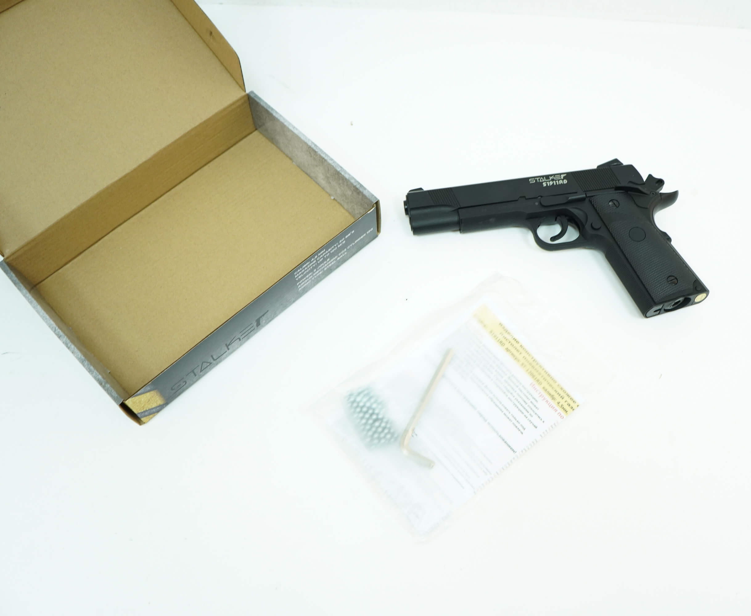 Пневматический пистолет Stalker S1911 RD